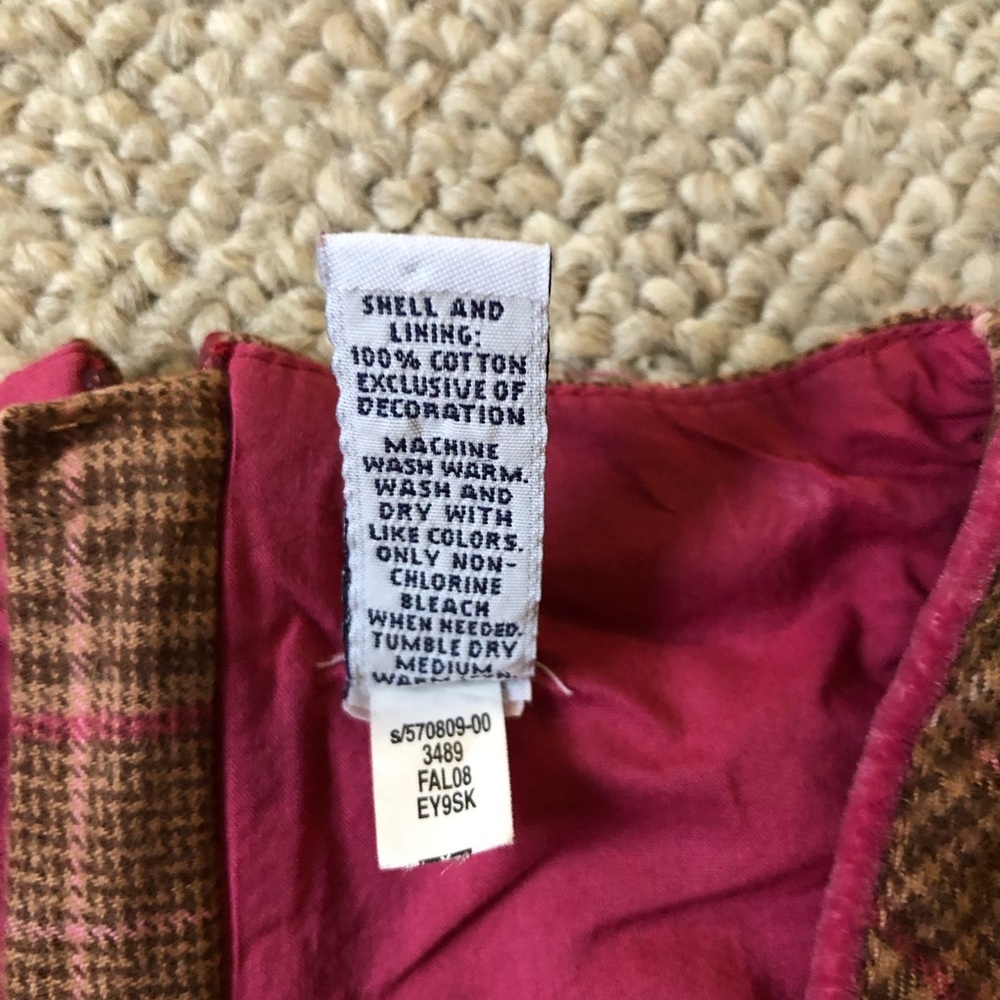 Baby GAP Toddler Girls Archive Style Plaid Dress - Picture 7 of 7